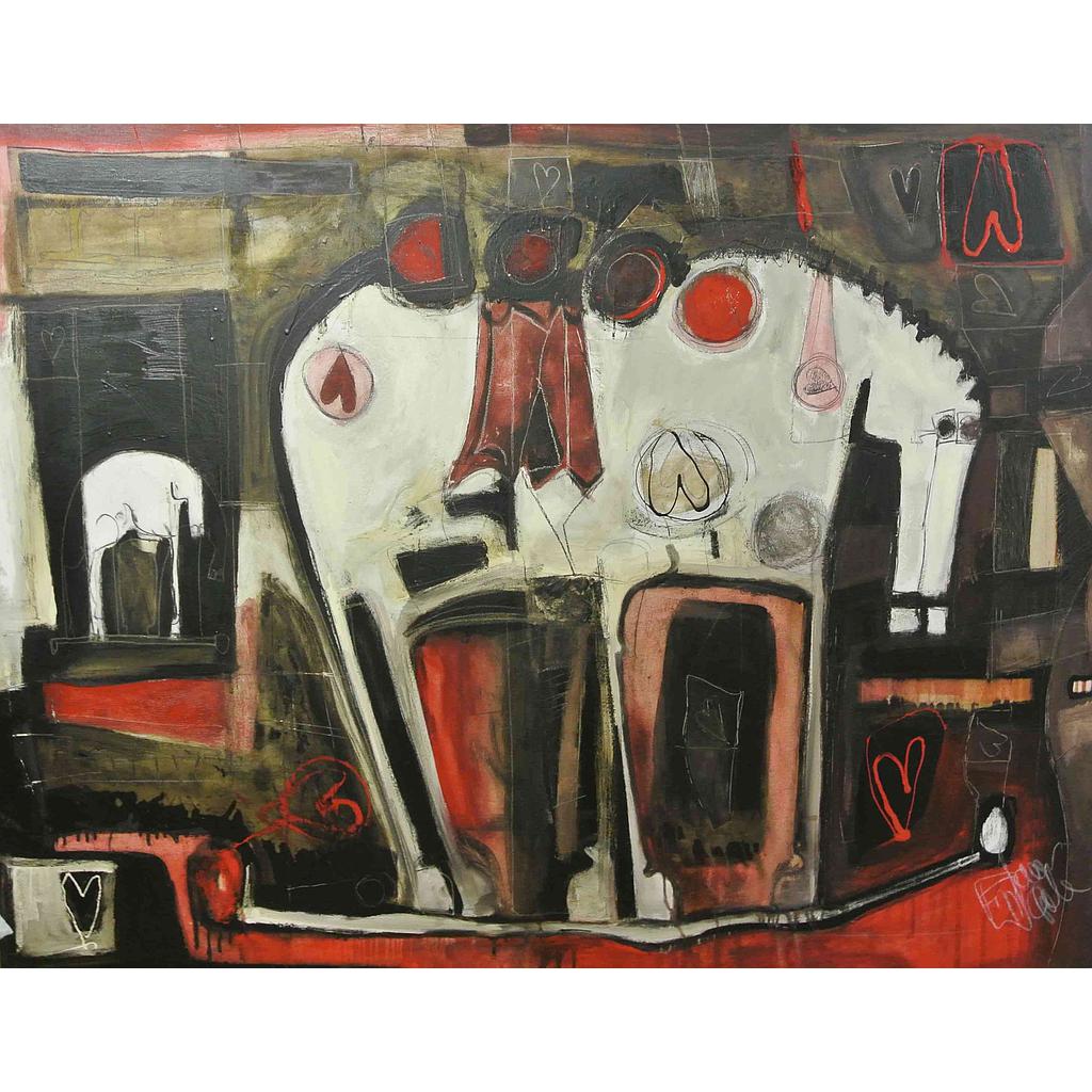 Sagome di pensieri e finestre di un tempo 130x170