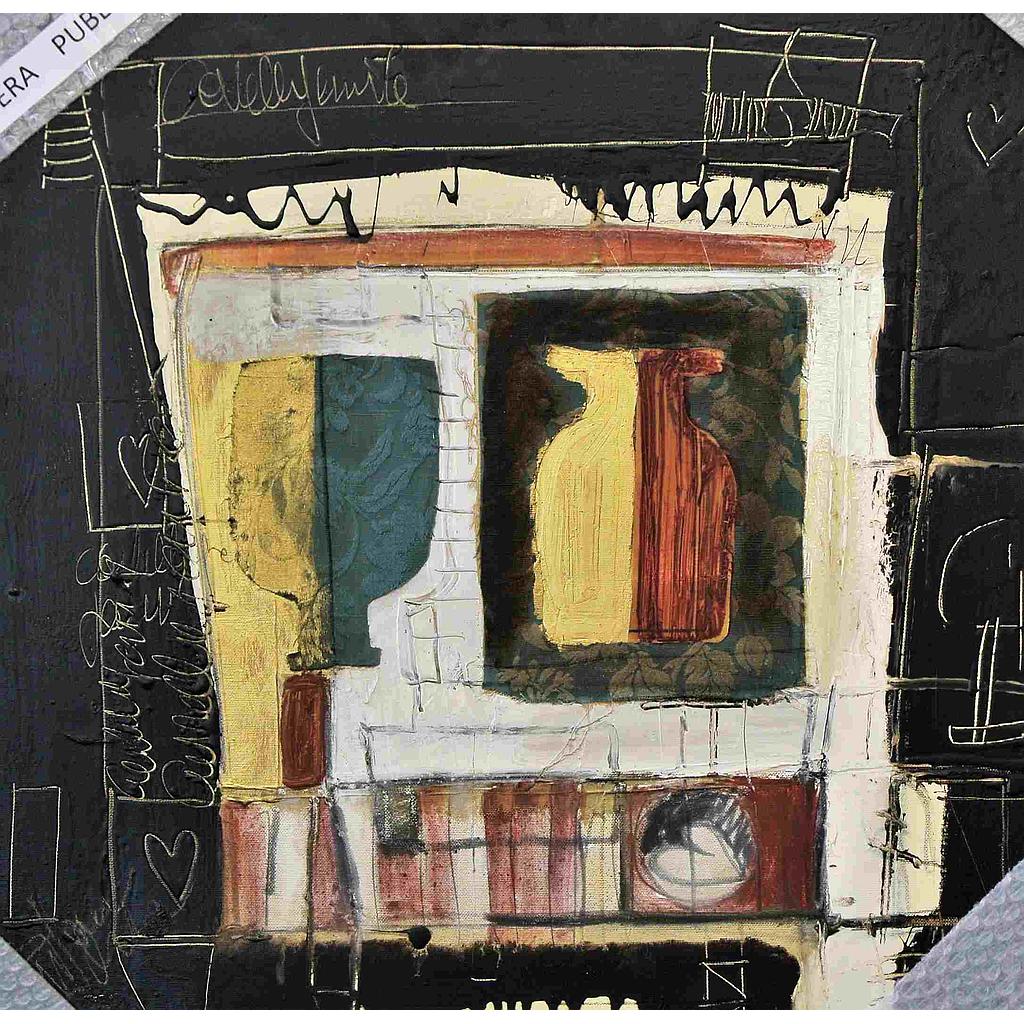 O.P. Composizione di nature insolite (IV). 60x60