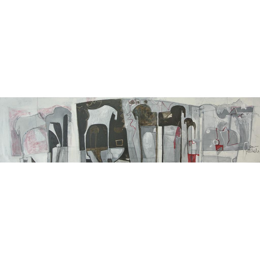 Composizione di ricordi e immagini (I) 50x200