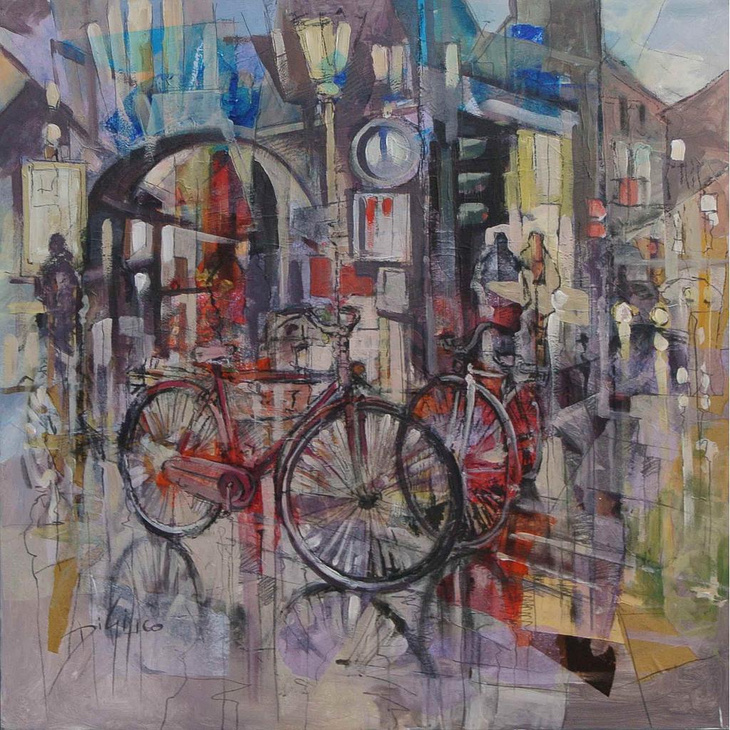 Bici tra i vicoli 100x100