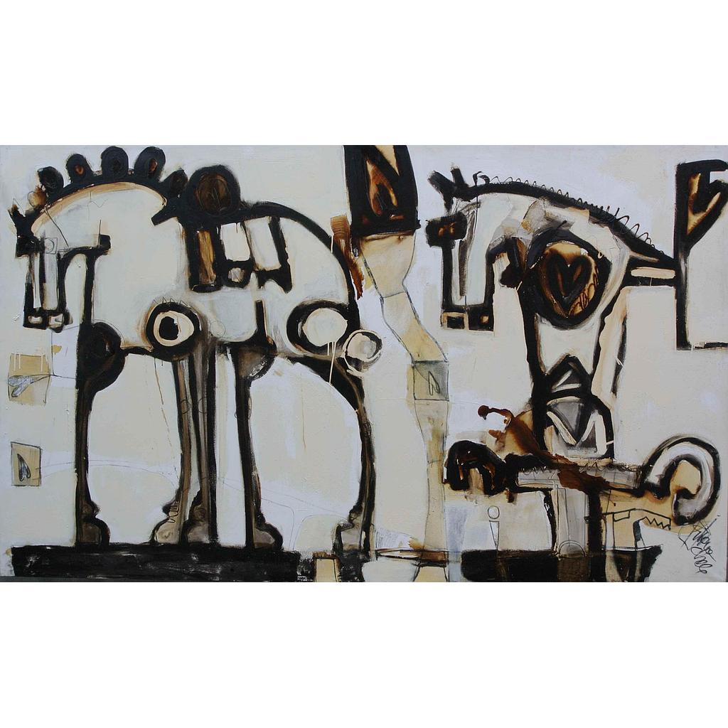 Cavalli pensanti su dondoli di pensieri 150x250