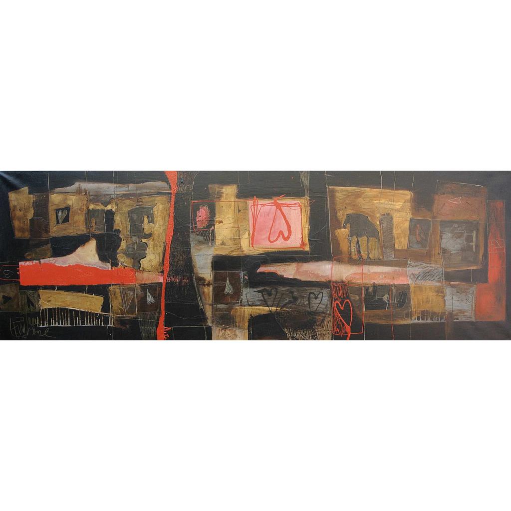 Figure di cavalli e nature pensanti 80x240