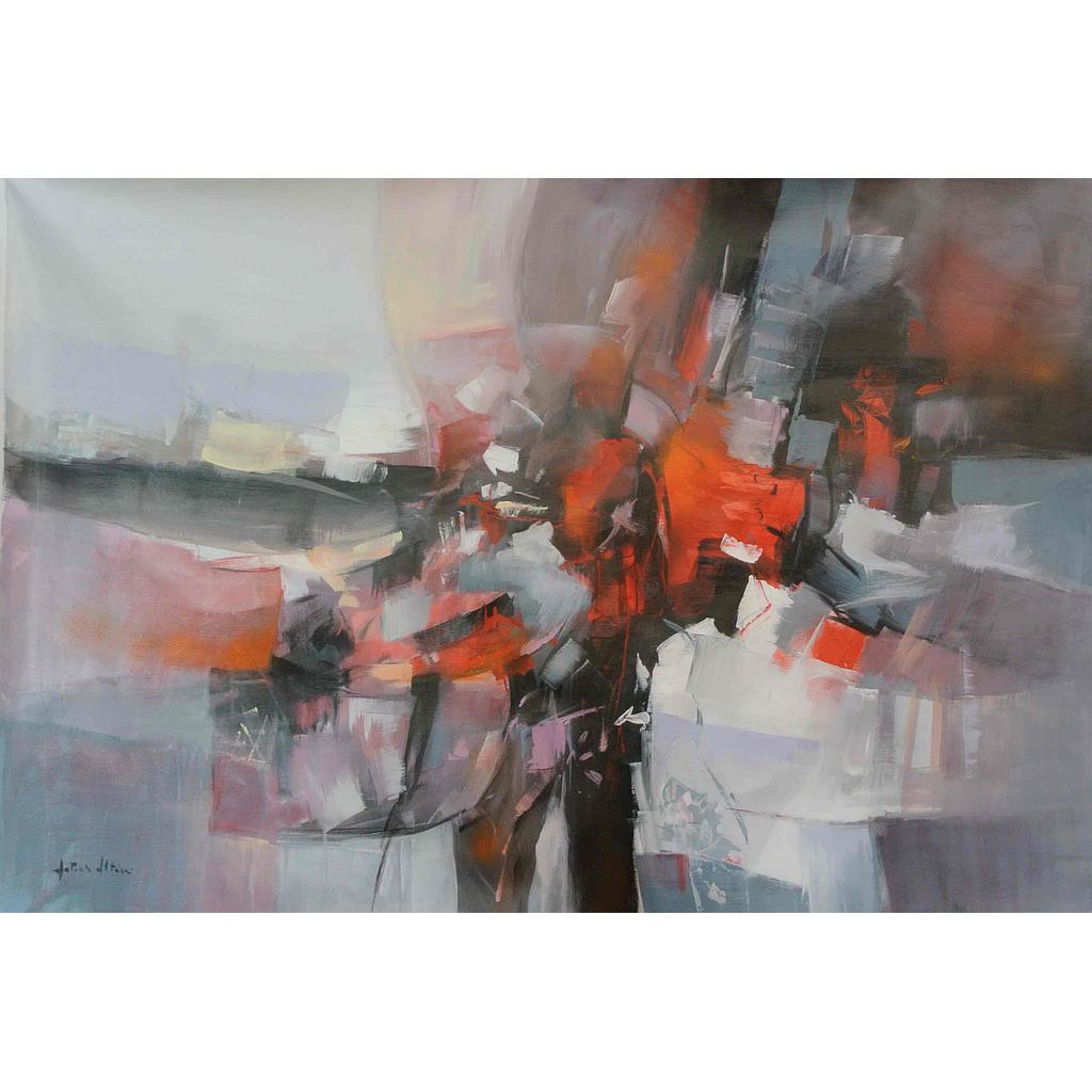 O.P. Composizione in grigio 100x150