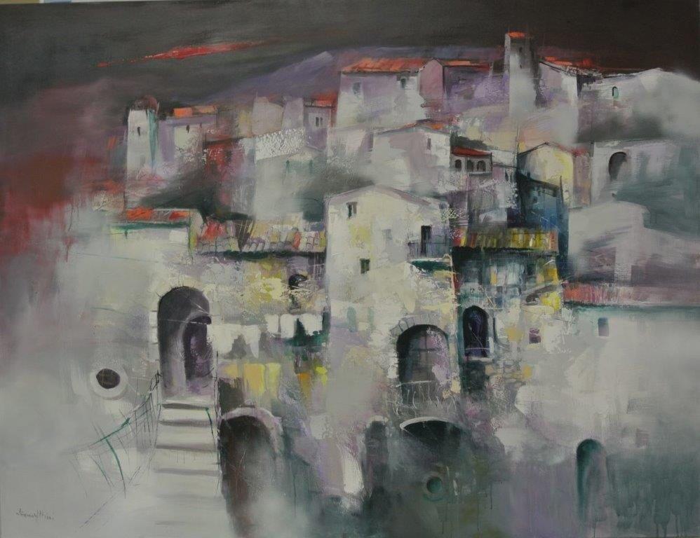 Paesaggio notturno 130x170