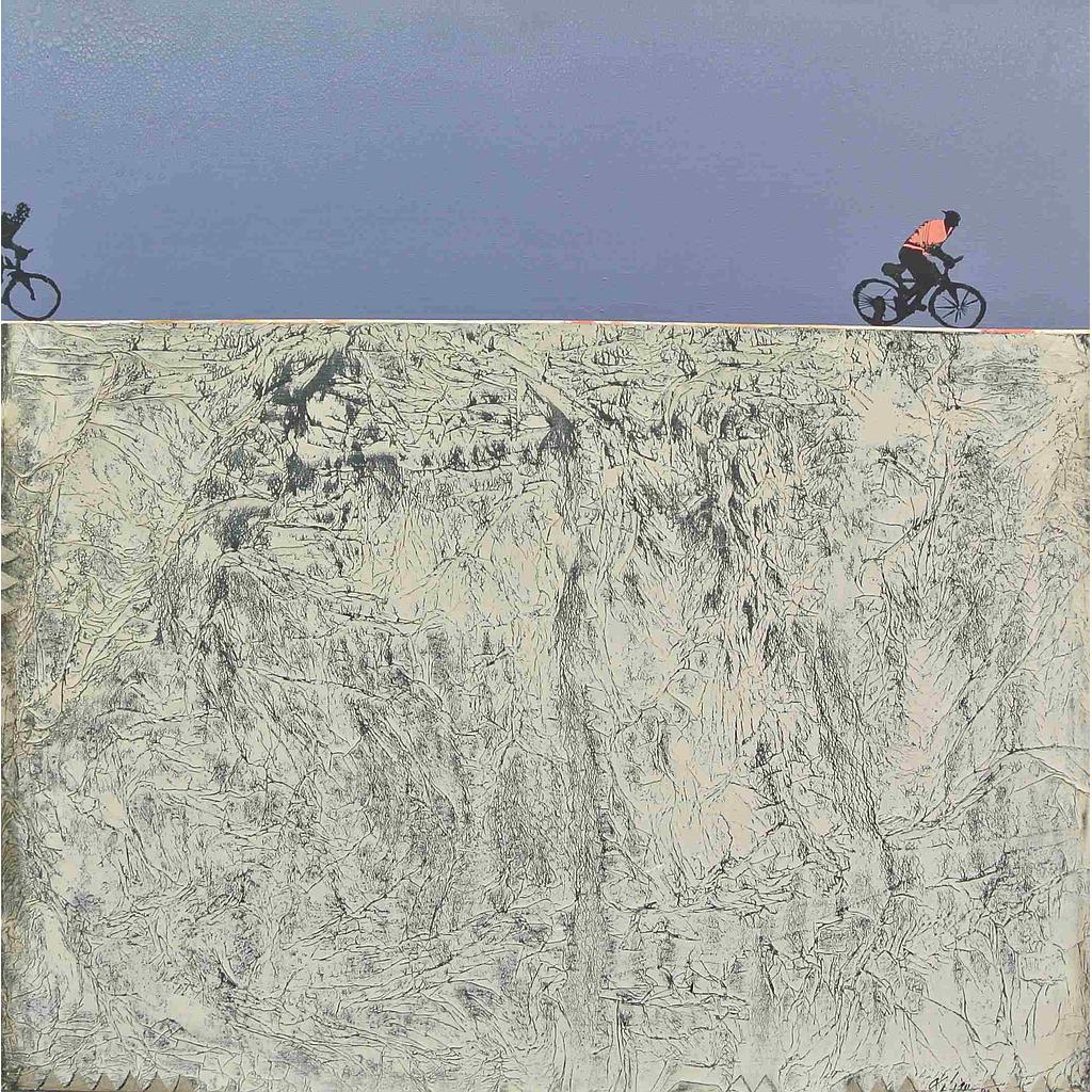 Movimento in rosa 100x100