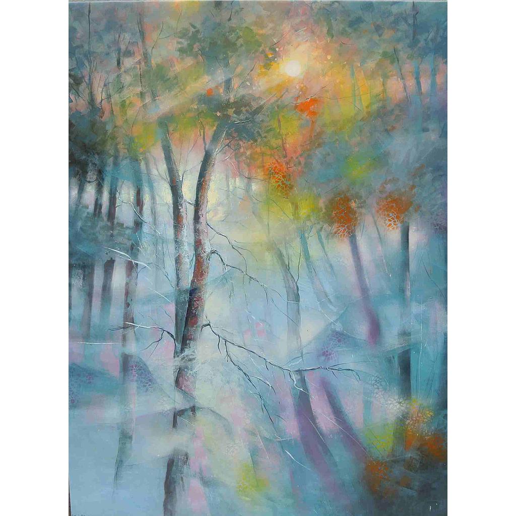 Foschia in pineta 130x170