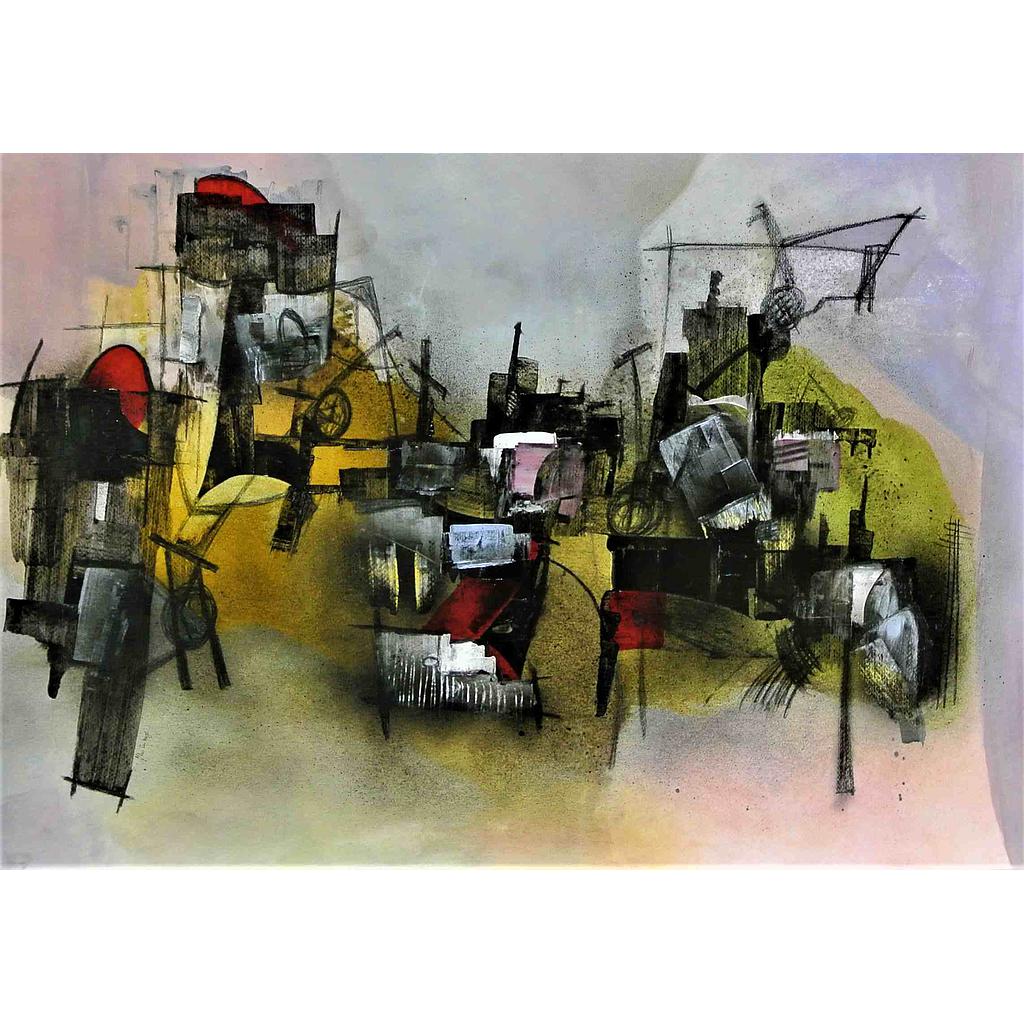 Cantiere navale (II). 70x100