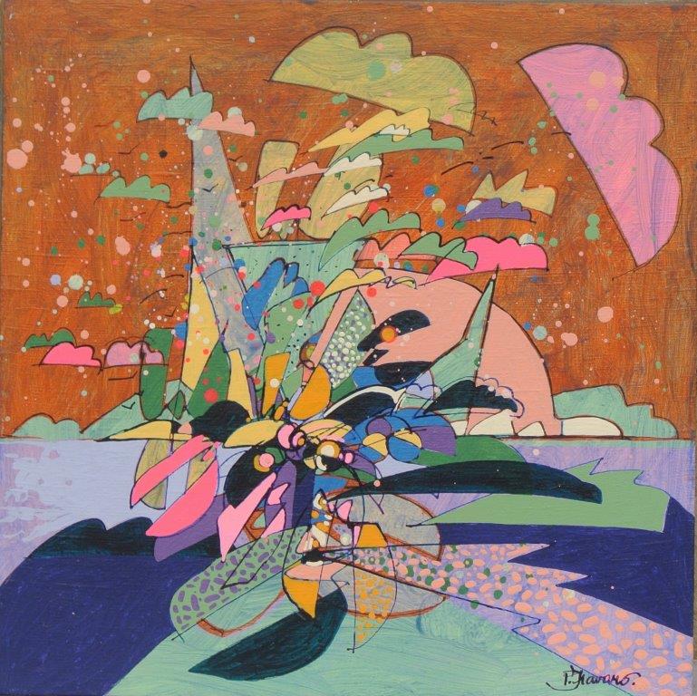 Torre di carta 45x45