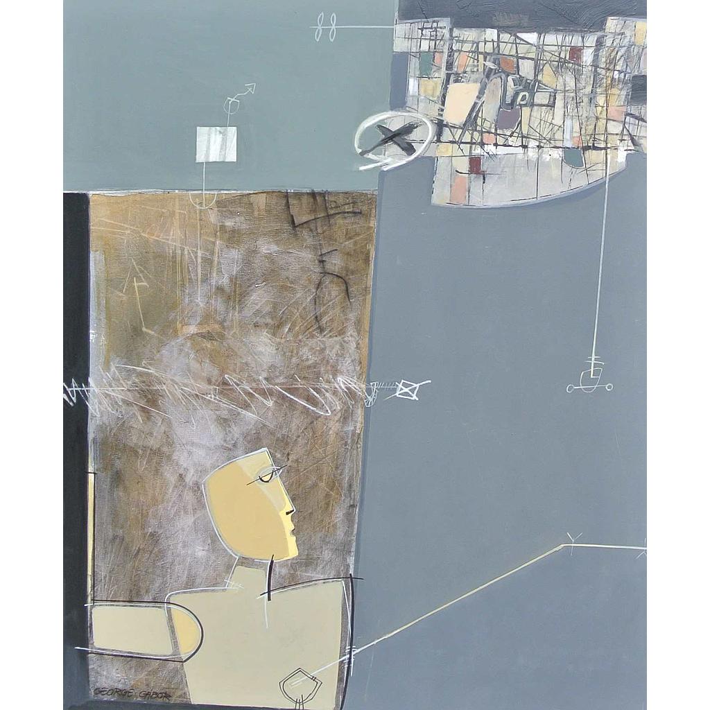 Frattura del tempo opaco. 100x120