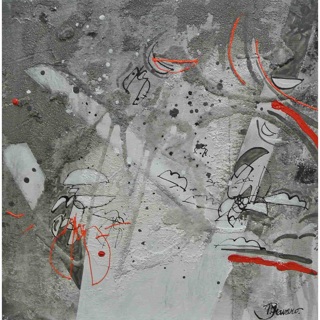 Foglie piangenti 40x40