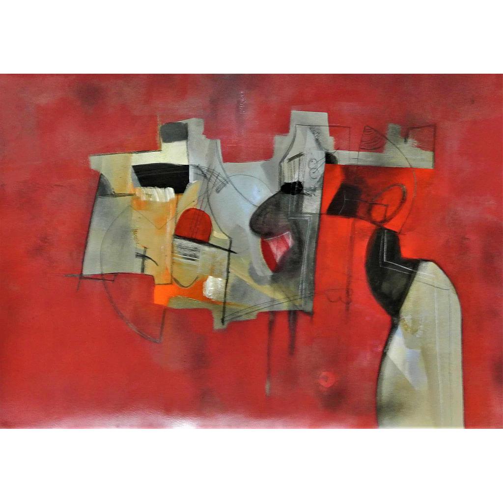 Uno sguardo verso il cielo. 70x100