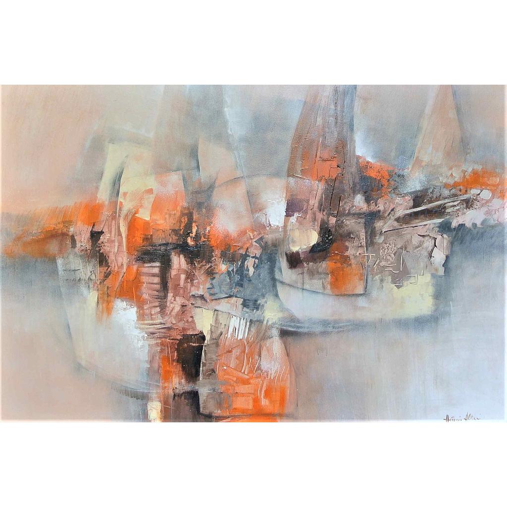 Vele sul Nilo. 80x120