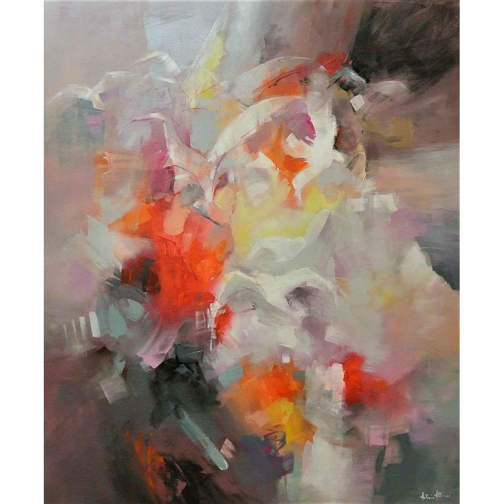 Volo di gabbiani 100x120