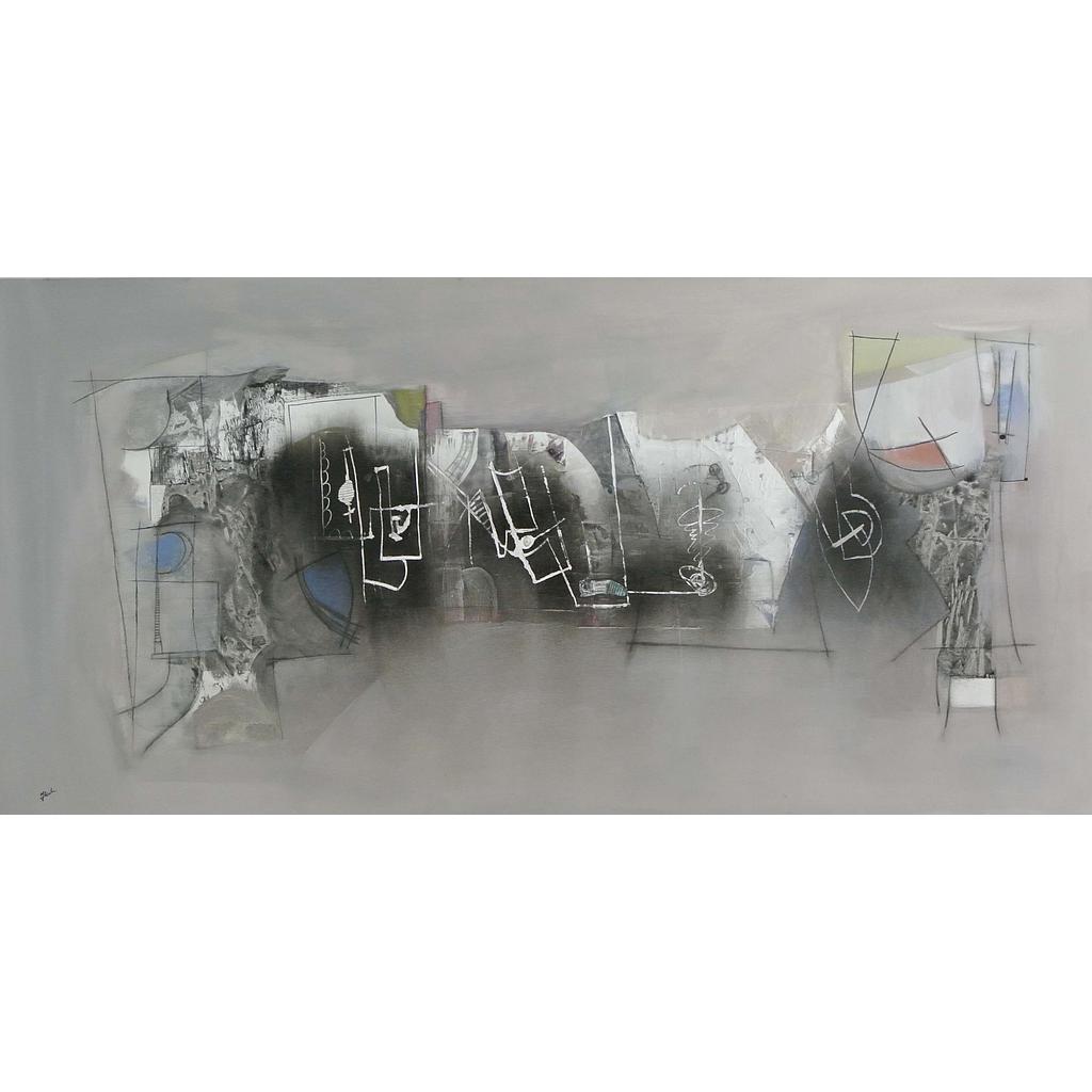 Attraverso le alpi 100x200