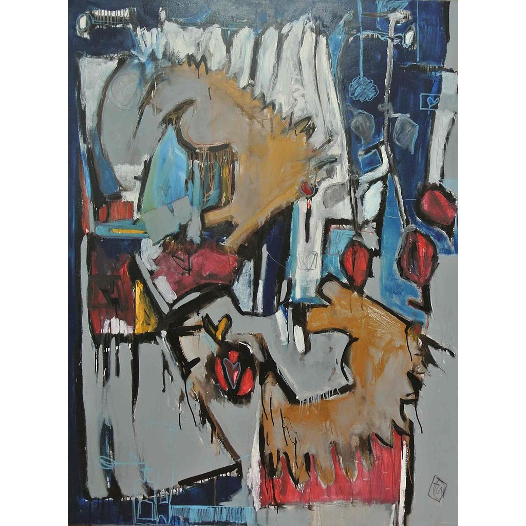 Cavalli con tendaggi 130x170