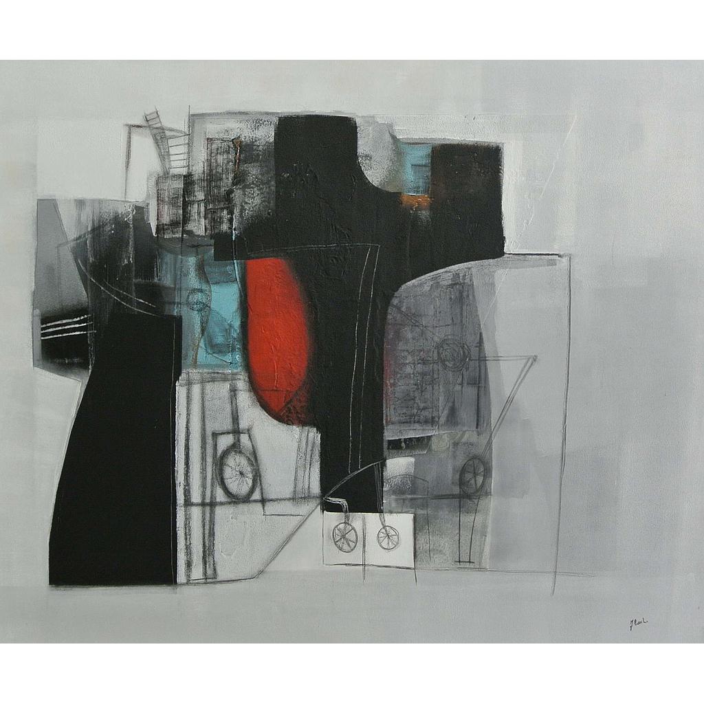 O.P Cantiere. 100x120