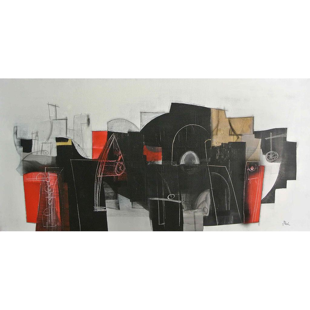 Da un racconto di mia madre. 100x200