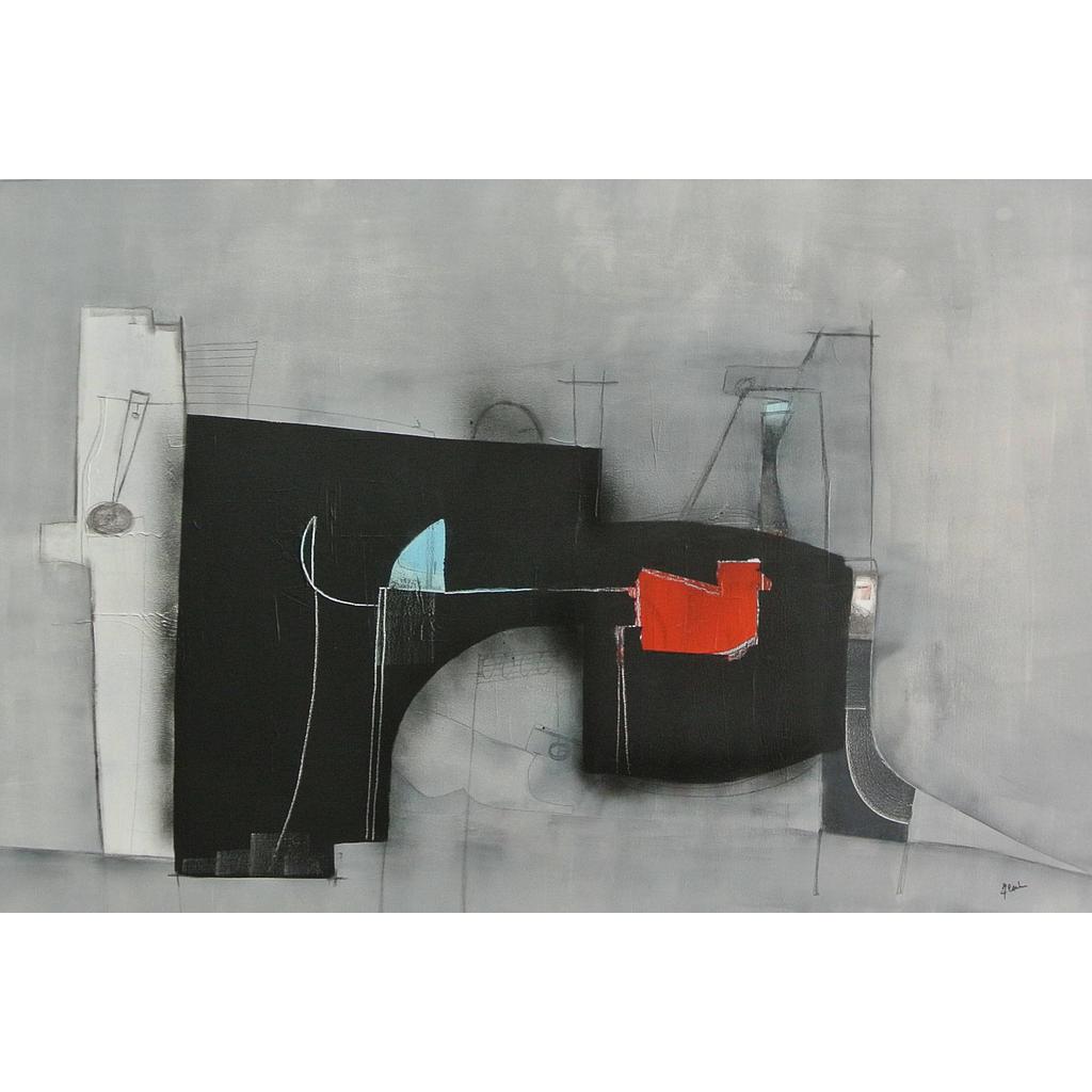 O.P  Paesaggio improbabile. 100x150