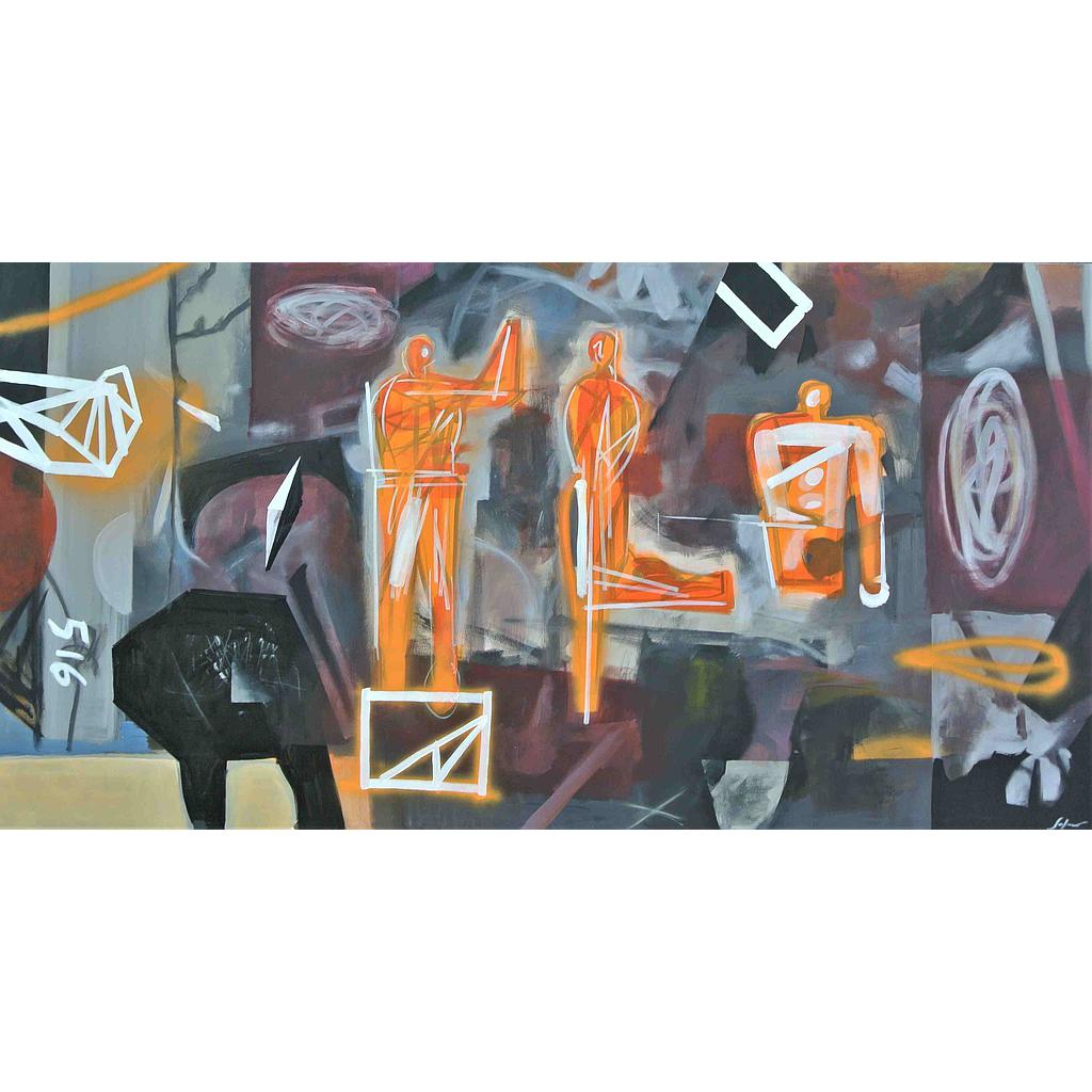 Tre elementi. 130x250