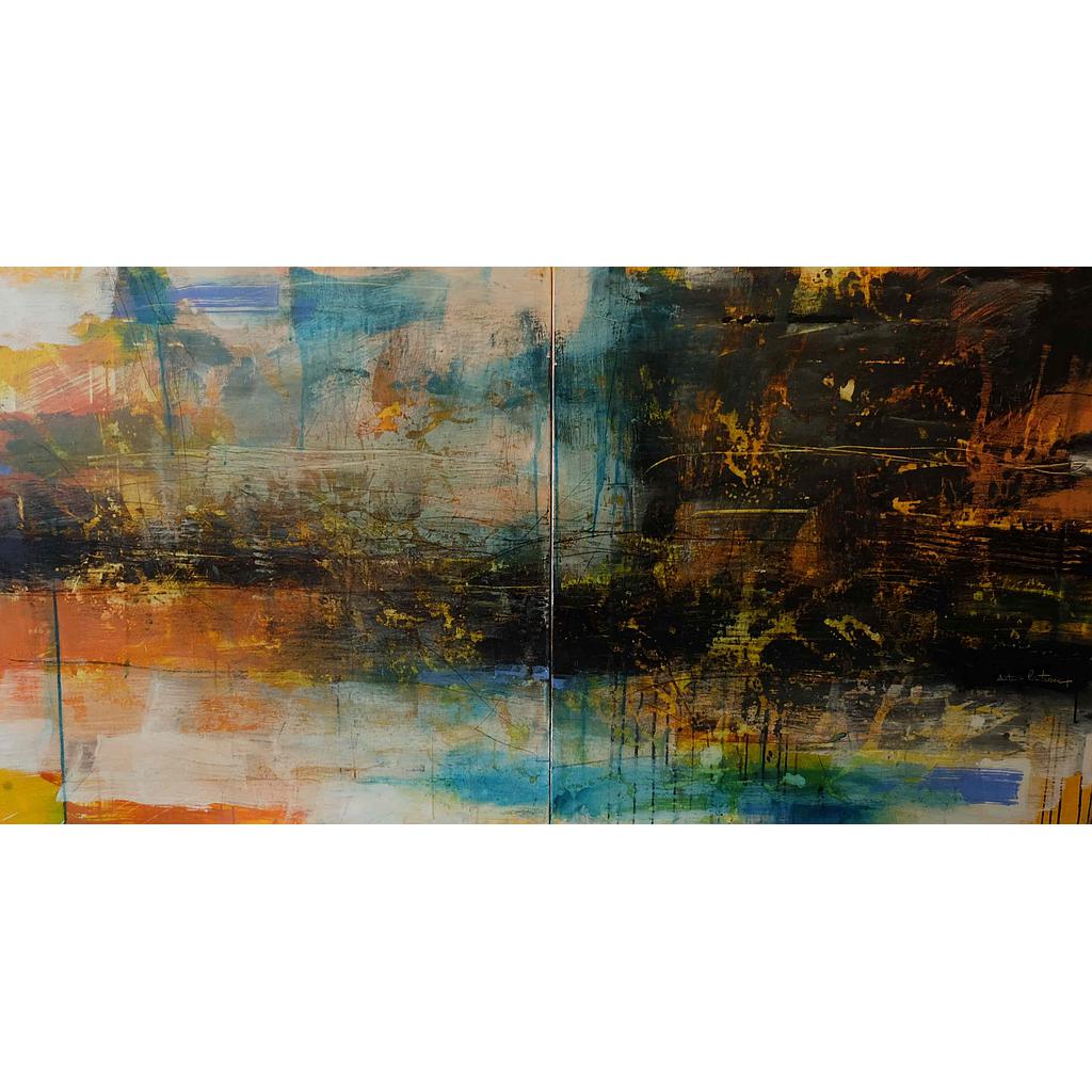 Pensieri e sensazioni 80x160 dittico