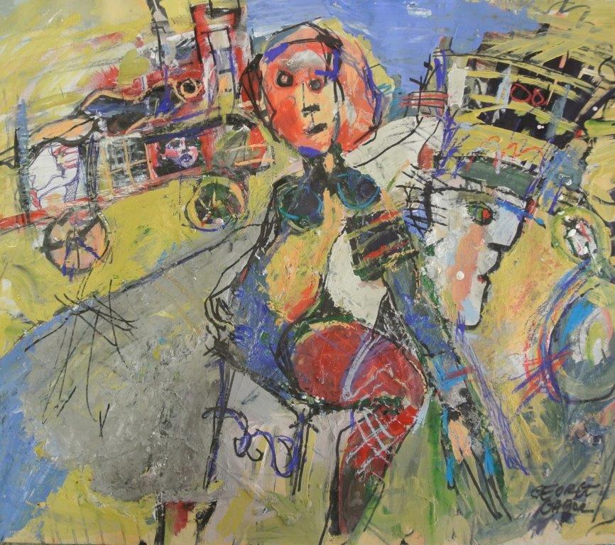 Carrozza con pensieri 58x49.5