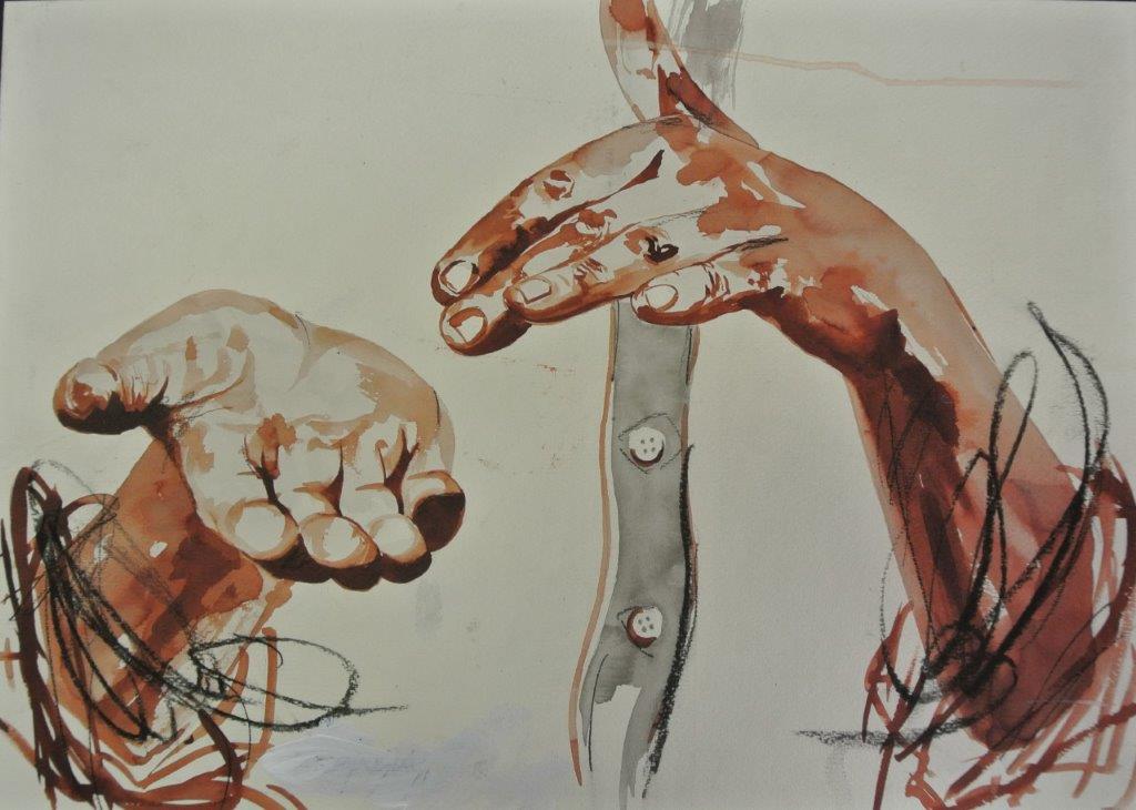 Bozzetto del gesto 45x32