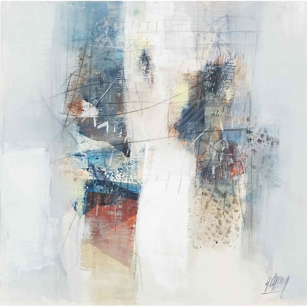 60x60 Paesaggio di segni