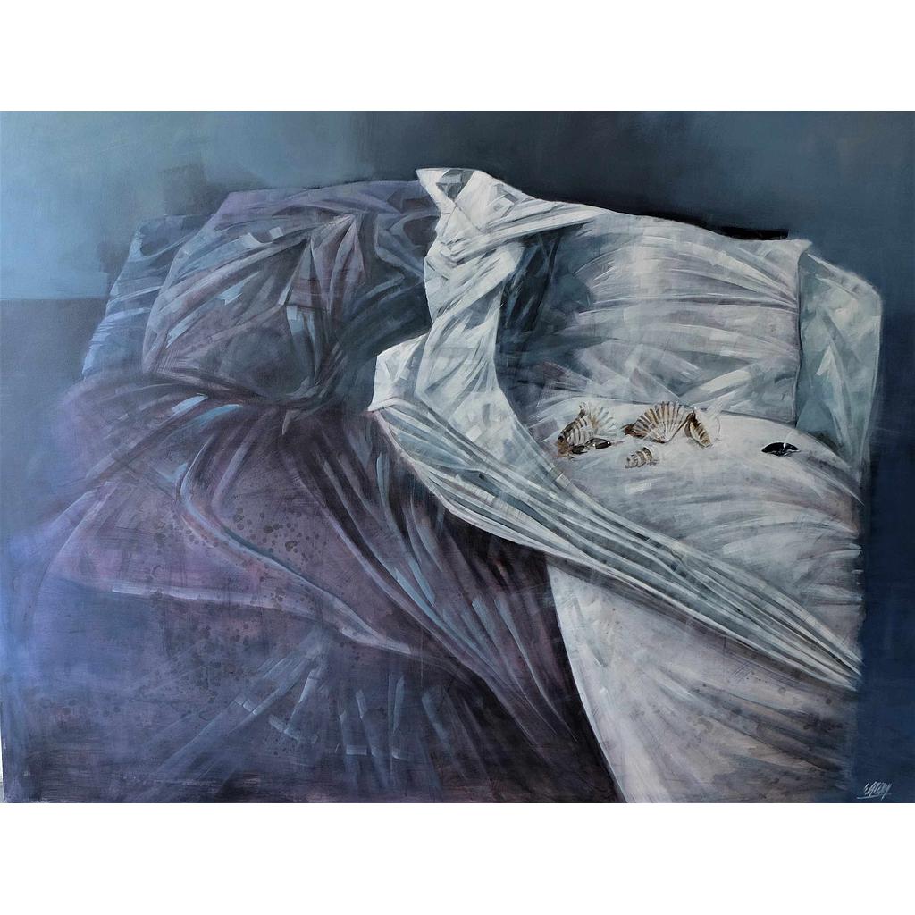 Letto disfatto. 150x200