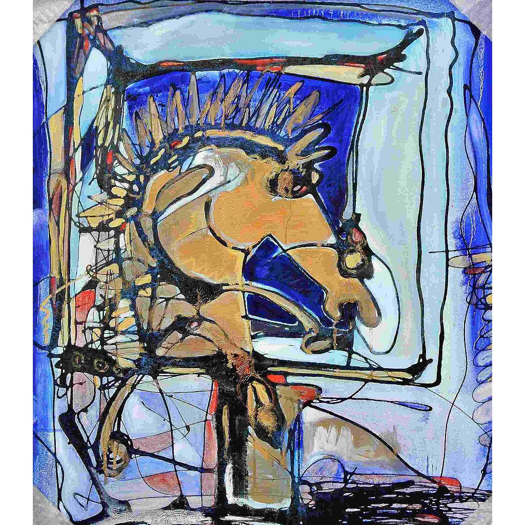 O.P. Cavallo verso l'infinito. 70x80