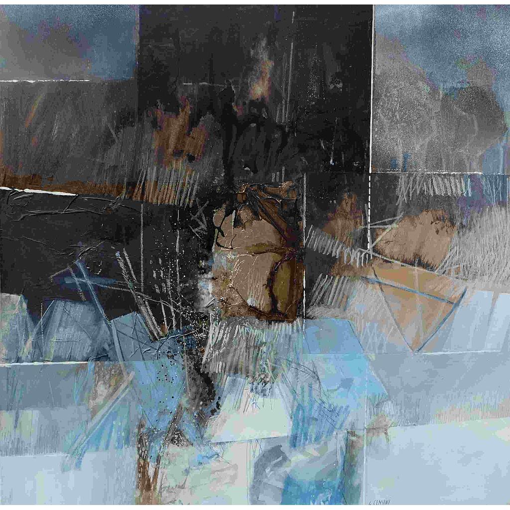 Alla fine del bosco. 100x100