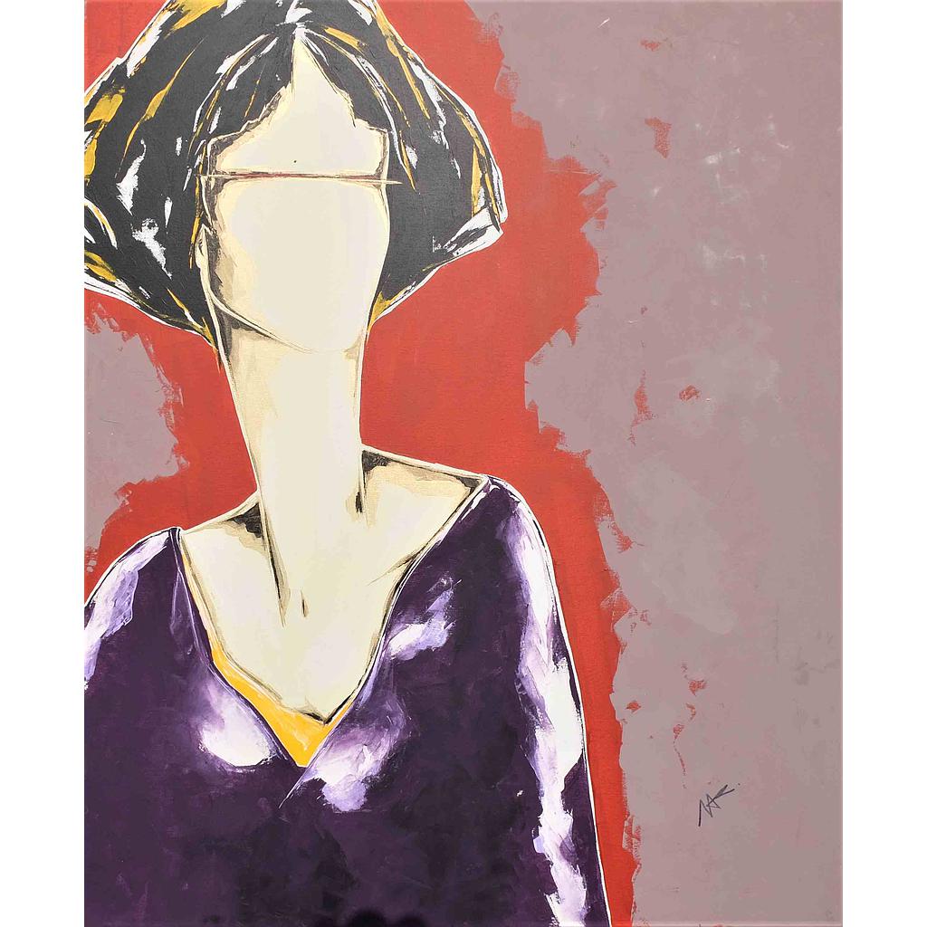 Aureole rouqe. 100x120