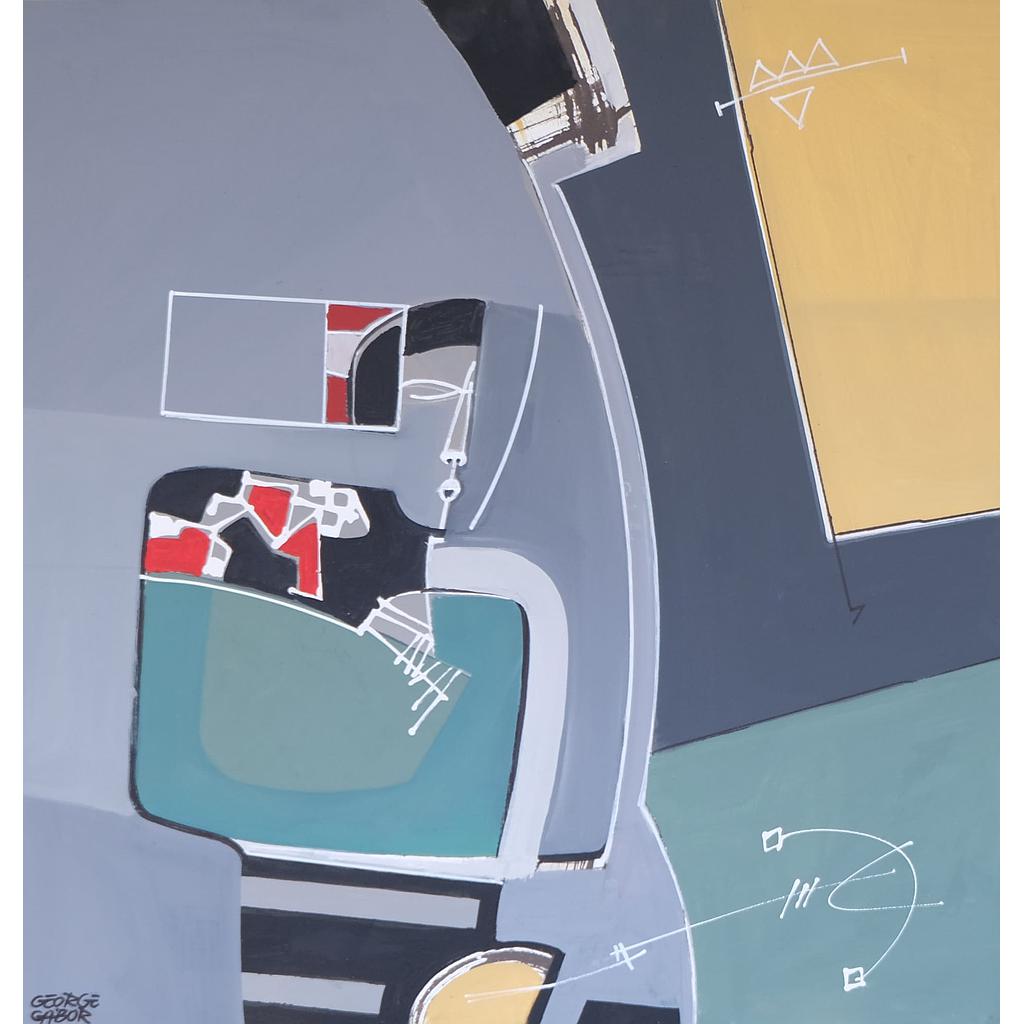 Lineamenti sotto l'ombra II 80X80