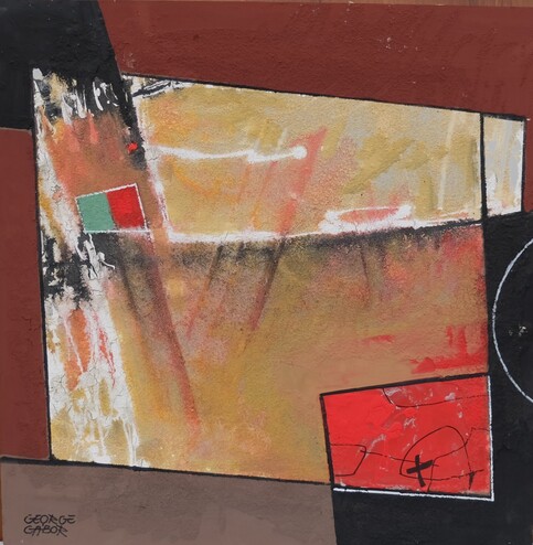 Allusioni e rimandi simbolici I 60x60 lamina