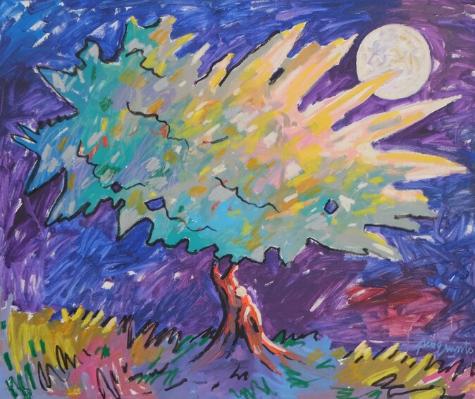 La luna 100x120