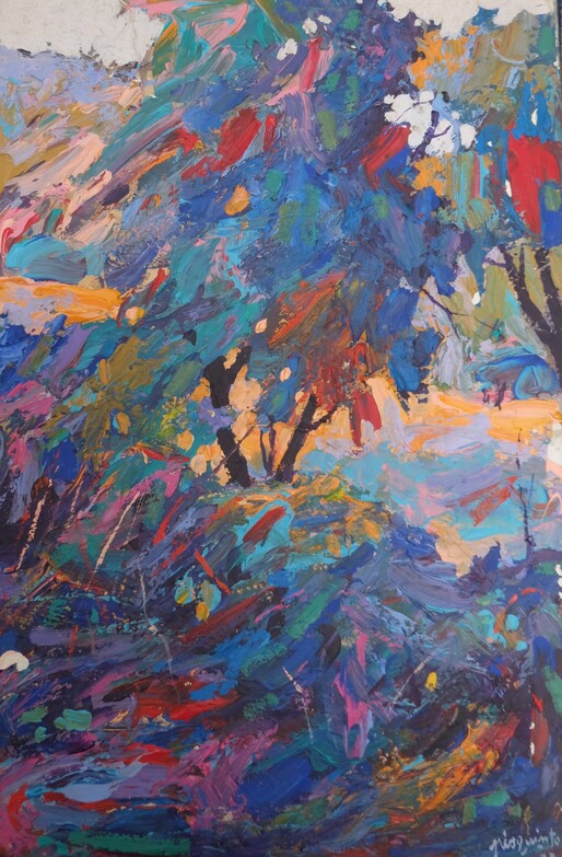 Paesaggio a Mezzane 29x45