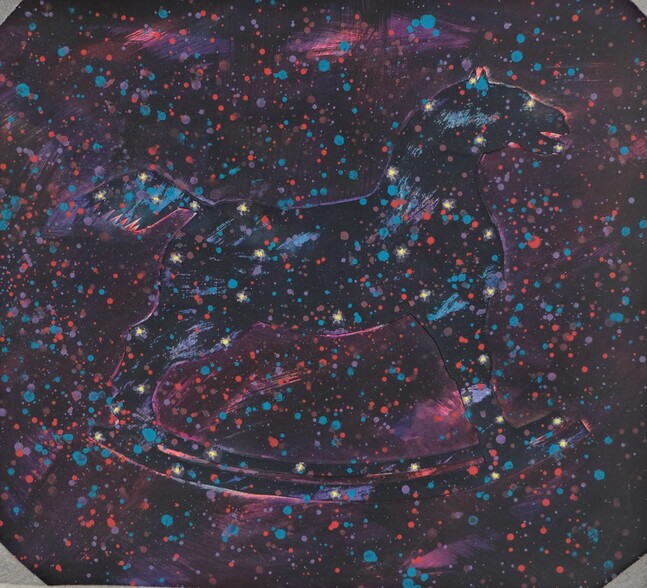 Cavallo a dondolo 90x100