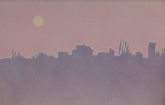 Fine giornata ad Assisi 103x72