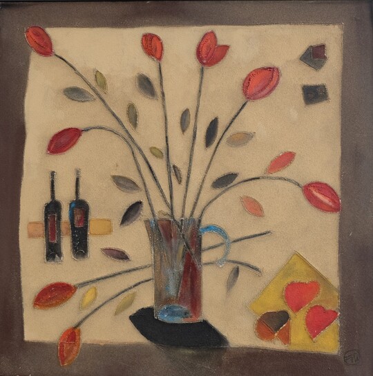 Tulipani pensanti 100x100