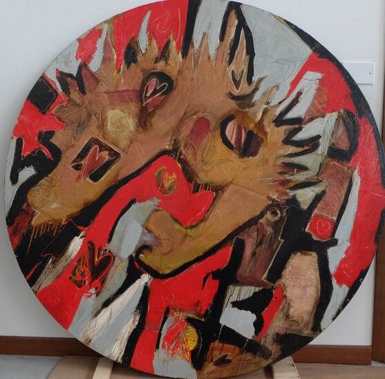 Cavallo  pensante  II diam. 130