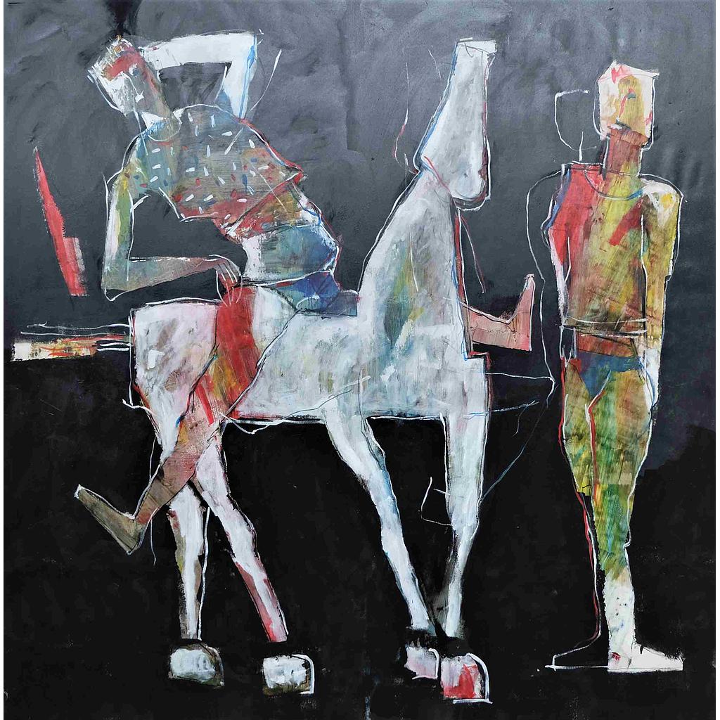 Figure equestre. 200x200