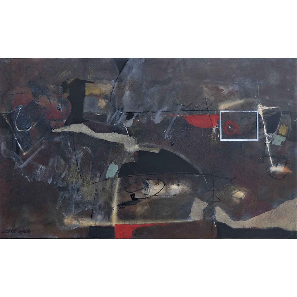 Slalom fra gli istinti (III). 60x100 (C-Vetro)