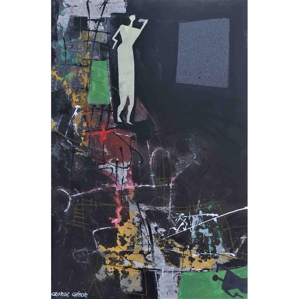 Buchi neri nella memoria (III) 60x90 (C-Vetro)