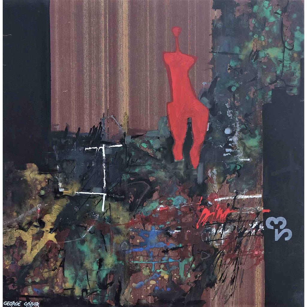 Fuori dal silenzio. 100x100 (C-Vetro)