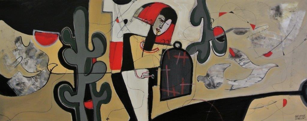 Cactus in primavera (I) 80x200