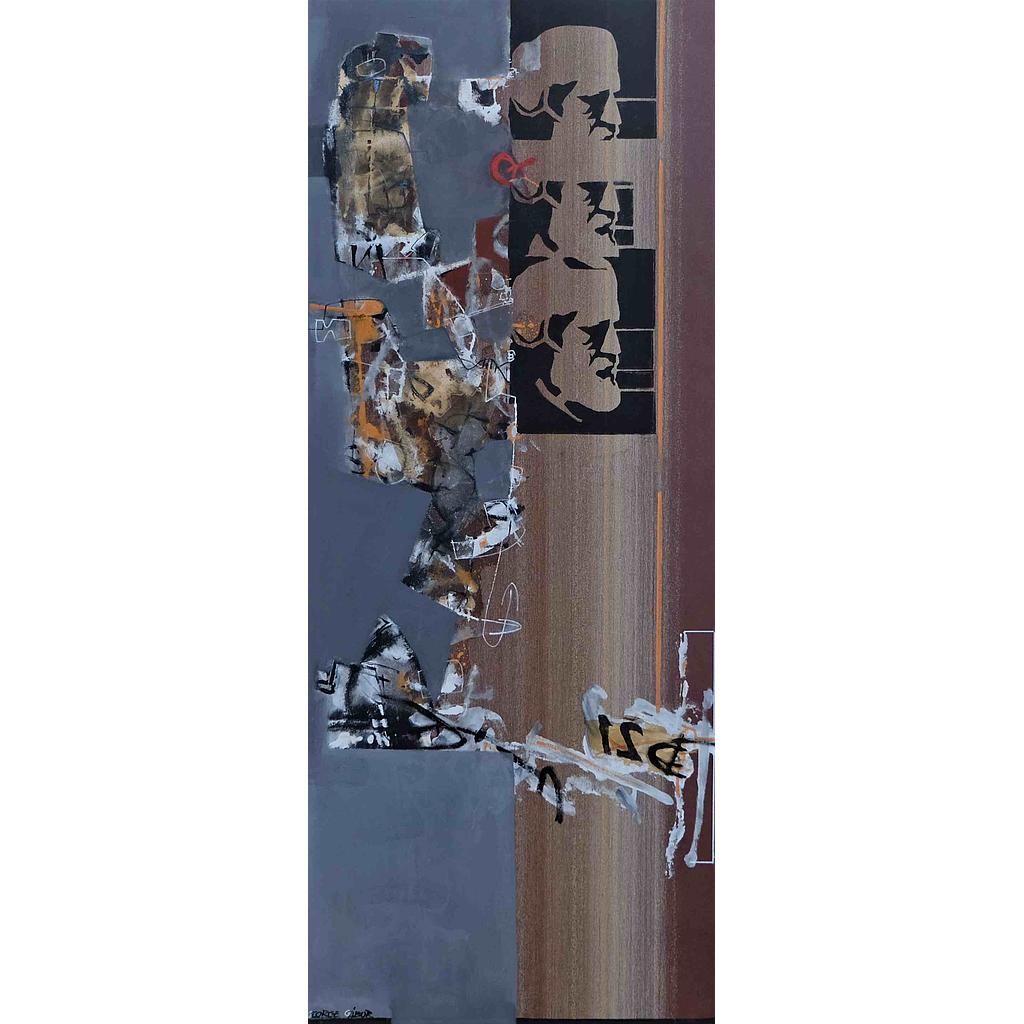 Quasi fosse stato in prigione da un idea. 70x170 (C-Vetro)