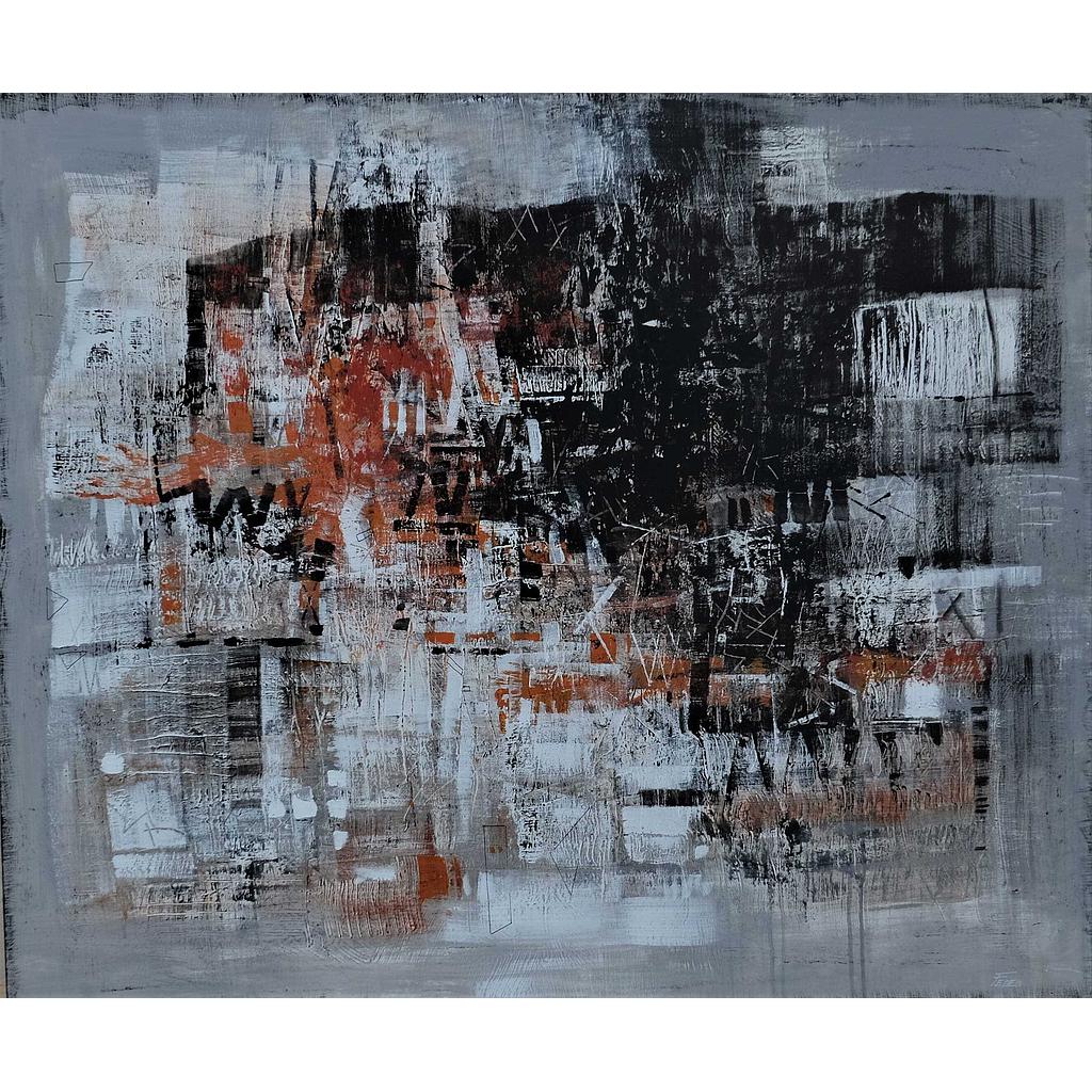 Composizione astratta 100x120