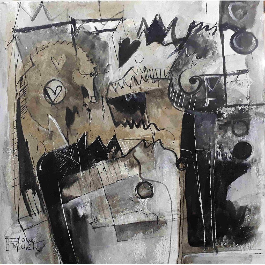 50x50 composizione di cromie pensanti