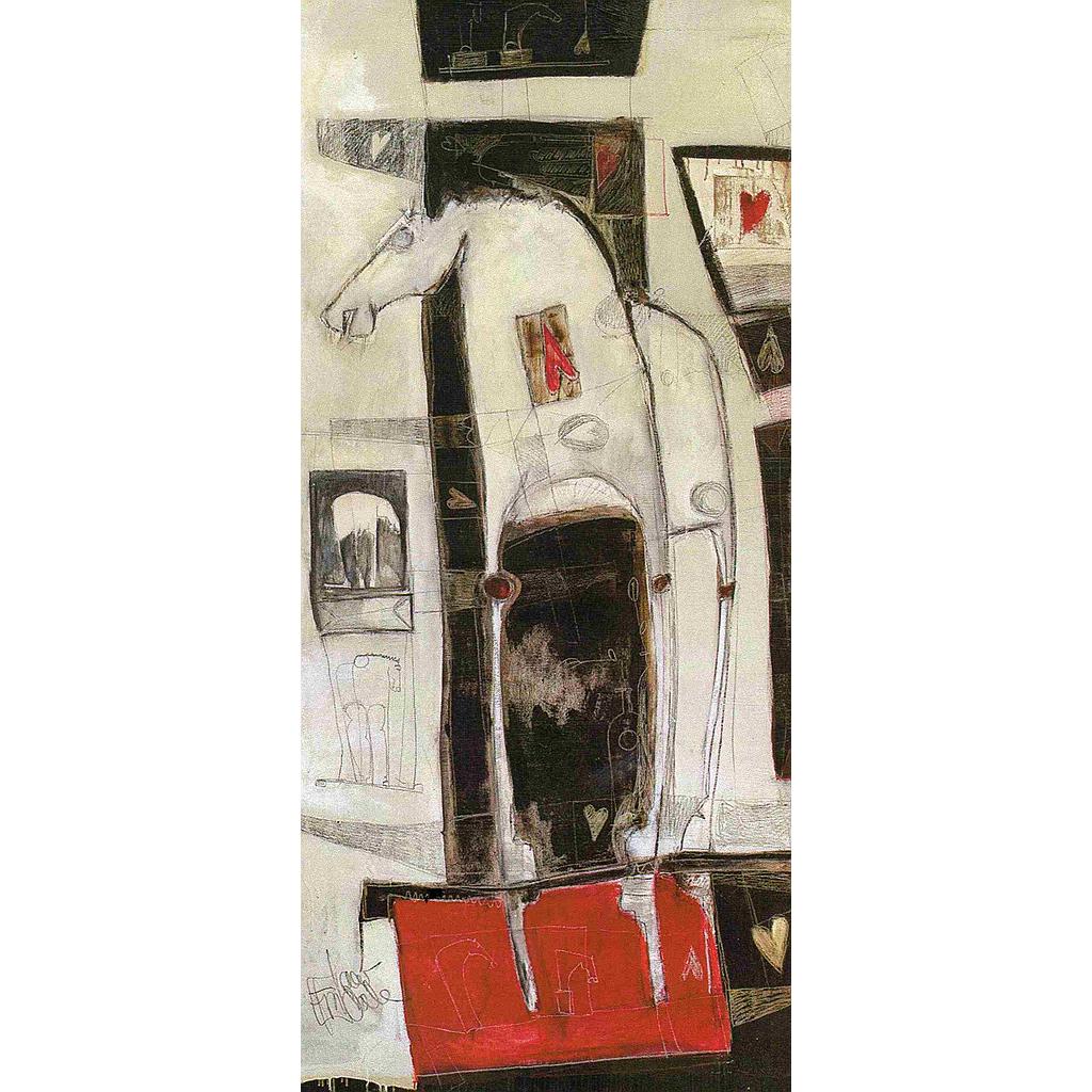 O.P Cavalli contrap. con sagome pensanti