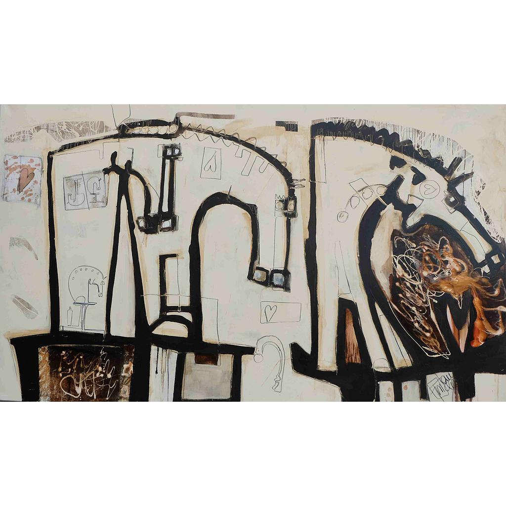 150x250 Cavalli sovrapposti e grovigli di pensieri