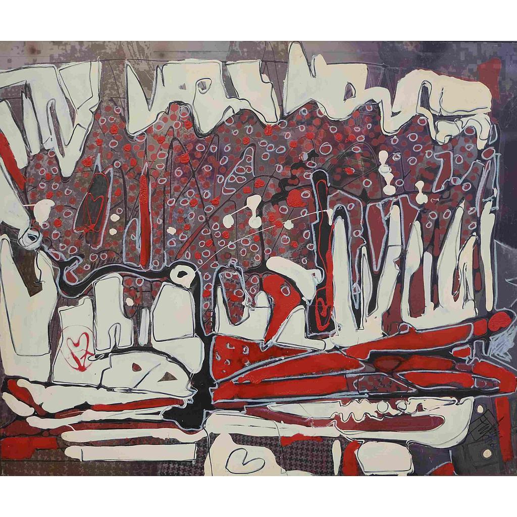 100x120 Composizone  di nature varie e pensieri